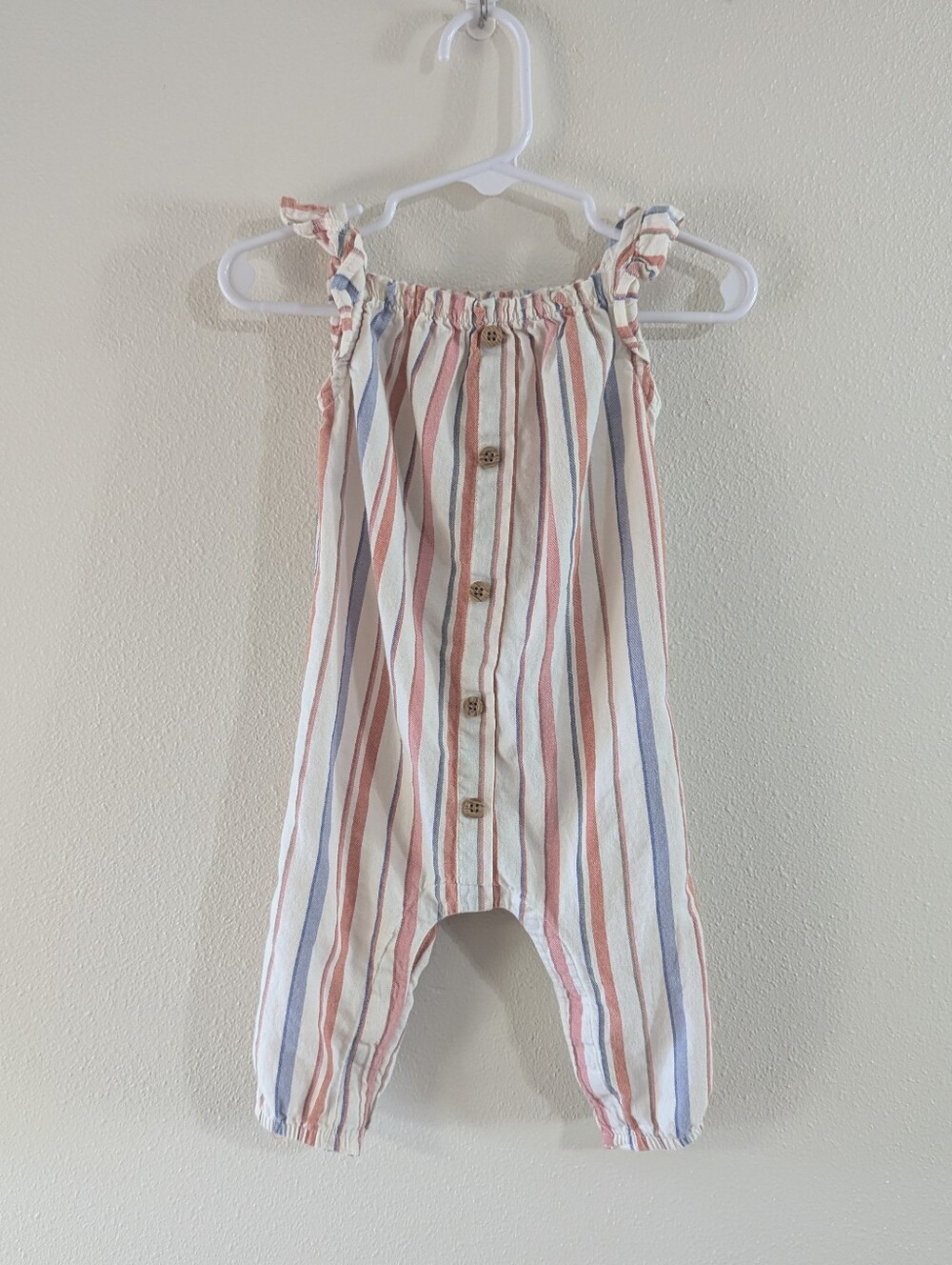Striped Cotton Jumpsuit